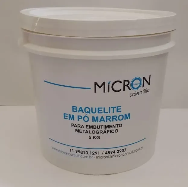 Baquelite Granulado Marrom – Balde 5 Kg