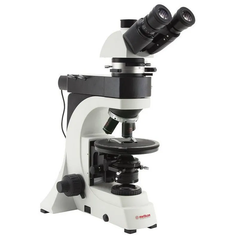Microscópio petrográfico trinocular de luz polarizada – METKON