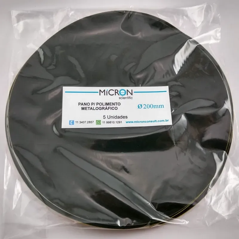 Pano para Polimento Metalográfico – Polimento com Pastas de 0,25 à 3 mícron