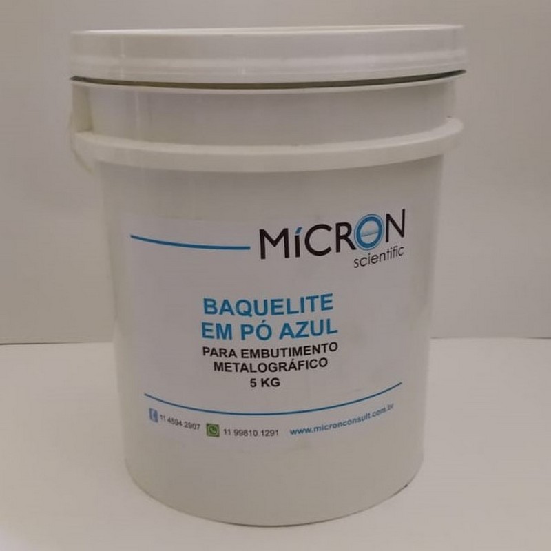 Baquelite para embutimento metalográfico