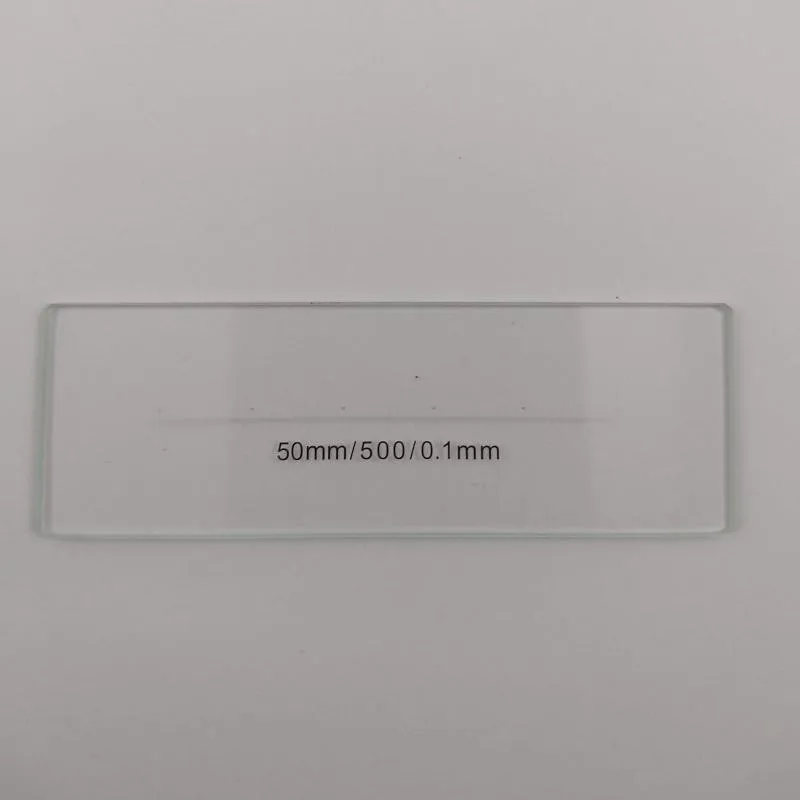 Lâmina de Calibração Padrão 50mm/100 divisões Lâmina de Calibração Padrão 50mm/100 divisões